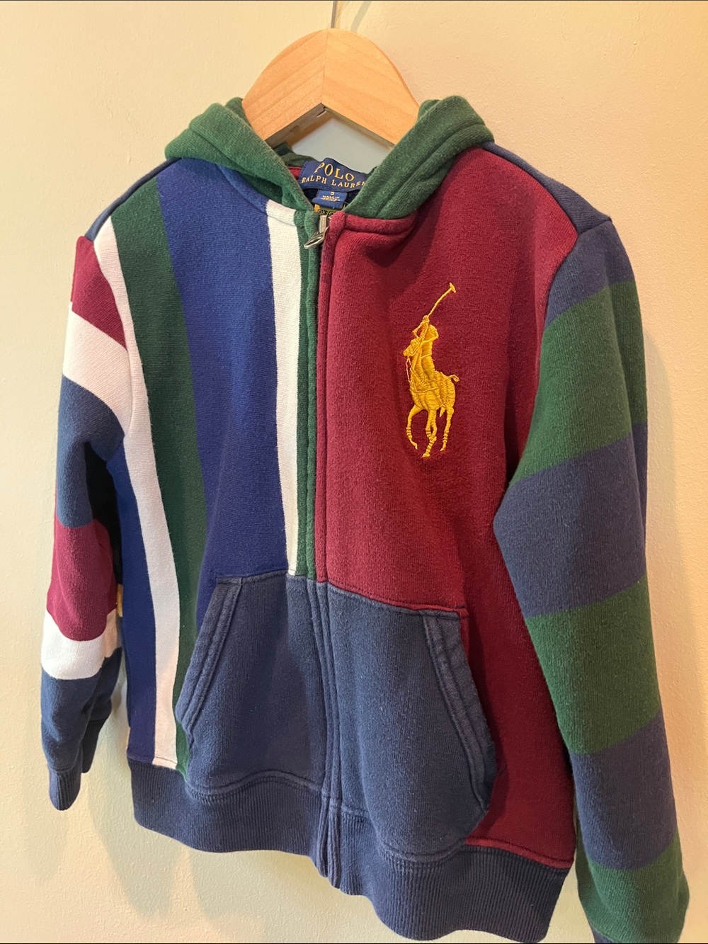 Polo by Ralph Lauren Kids Multi-Stripe Fleece Hoodie - Multi